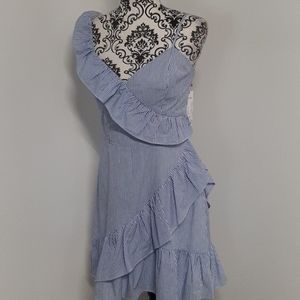 NWT Parker NY Blue&White Striped Dress
